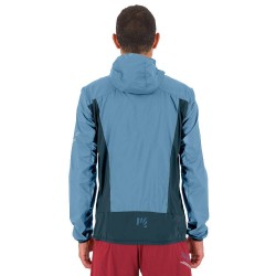мужская ветровка Karpos Lot Evo Jacket серо-голубая